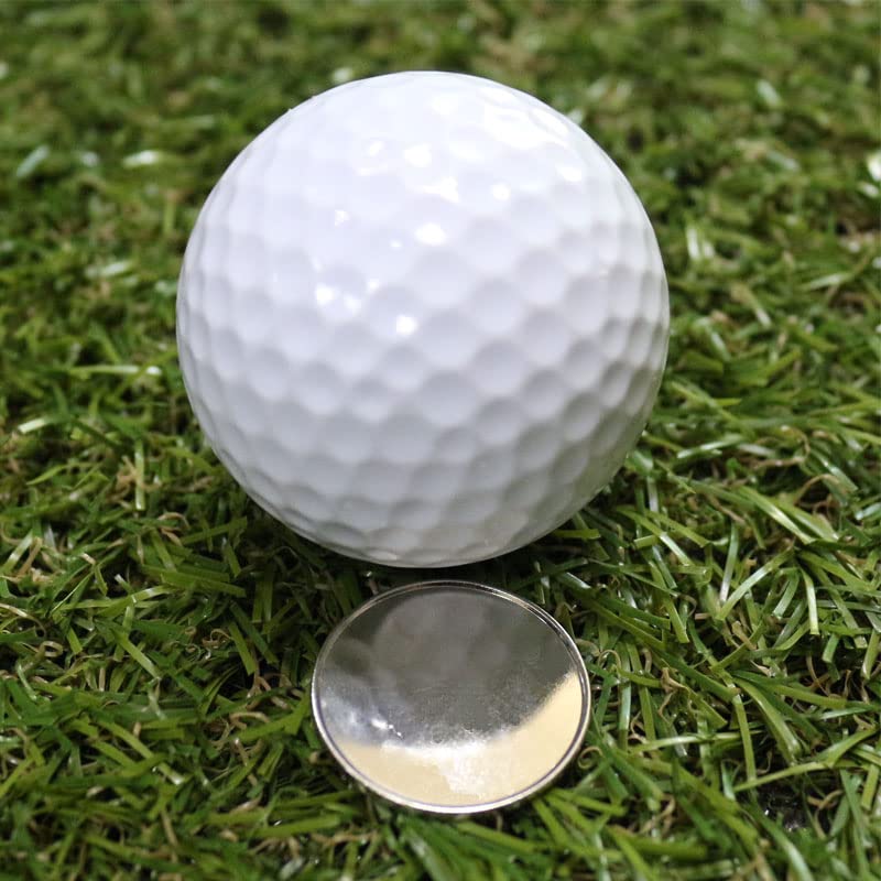 PINMEI Golf Ball Marker Blank Golf Markers Suit for Custom Printing, Pack of 10 (30mm) - Image 3